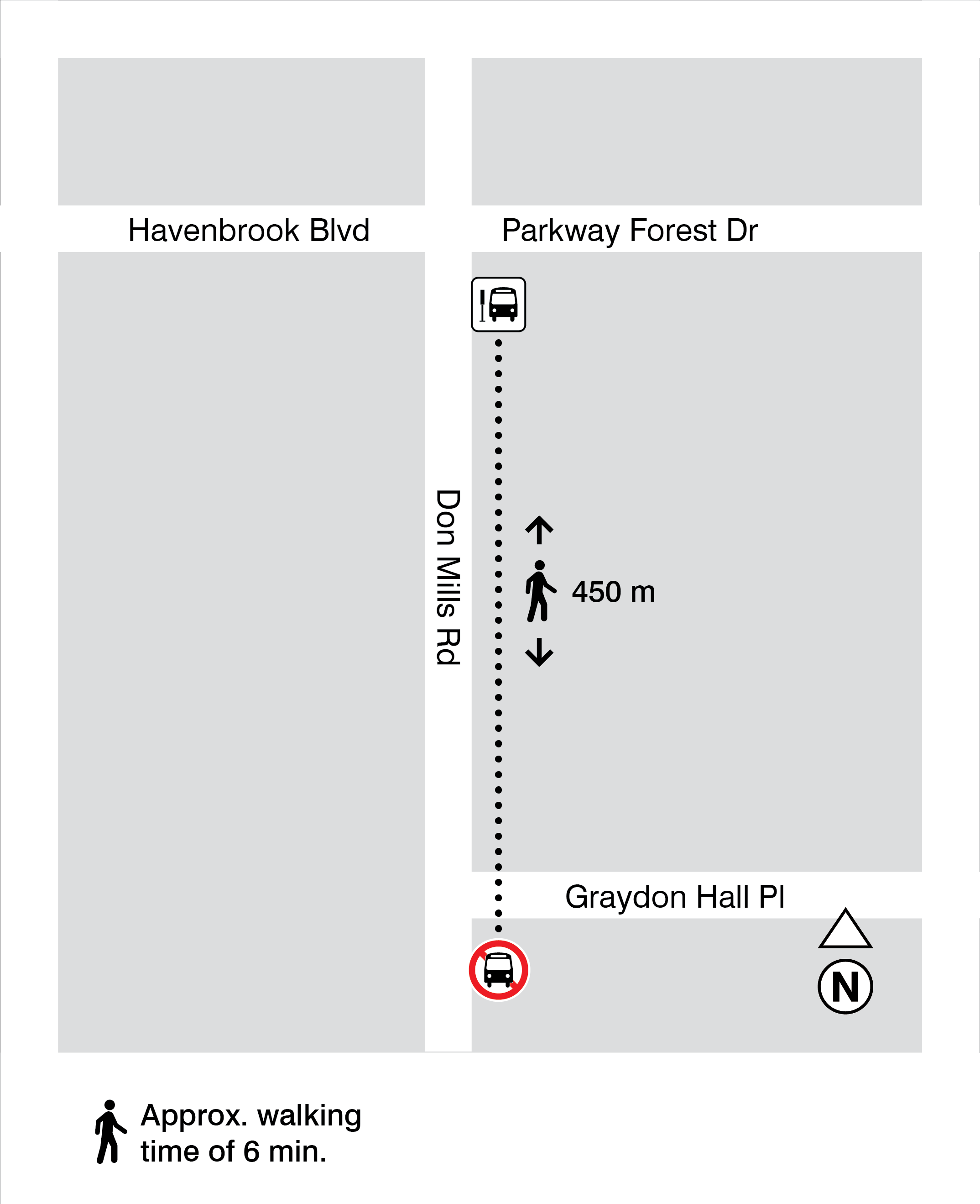 Map for stops 1941 and 1959