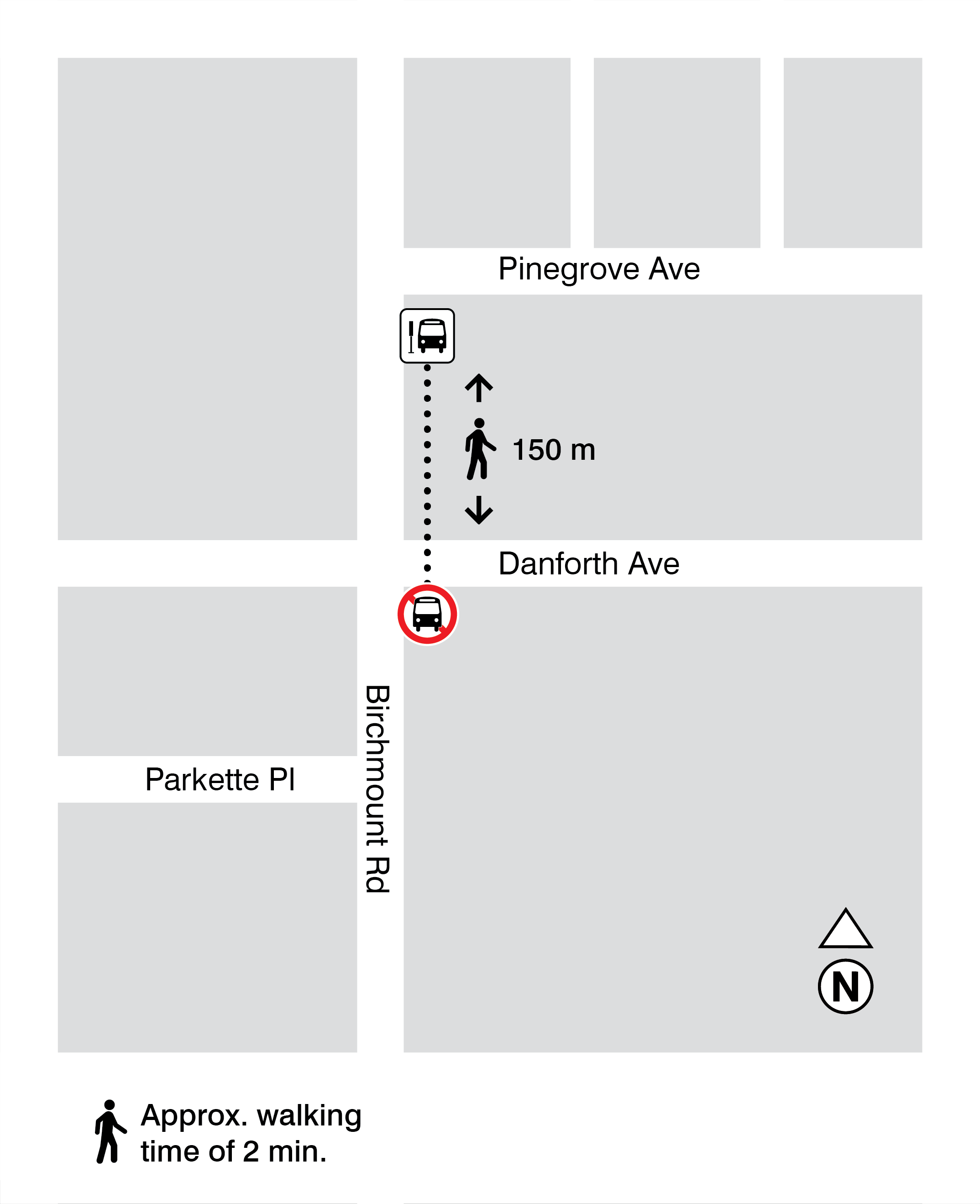 Map for stops 7547 and 440